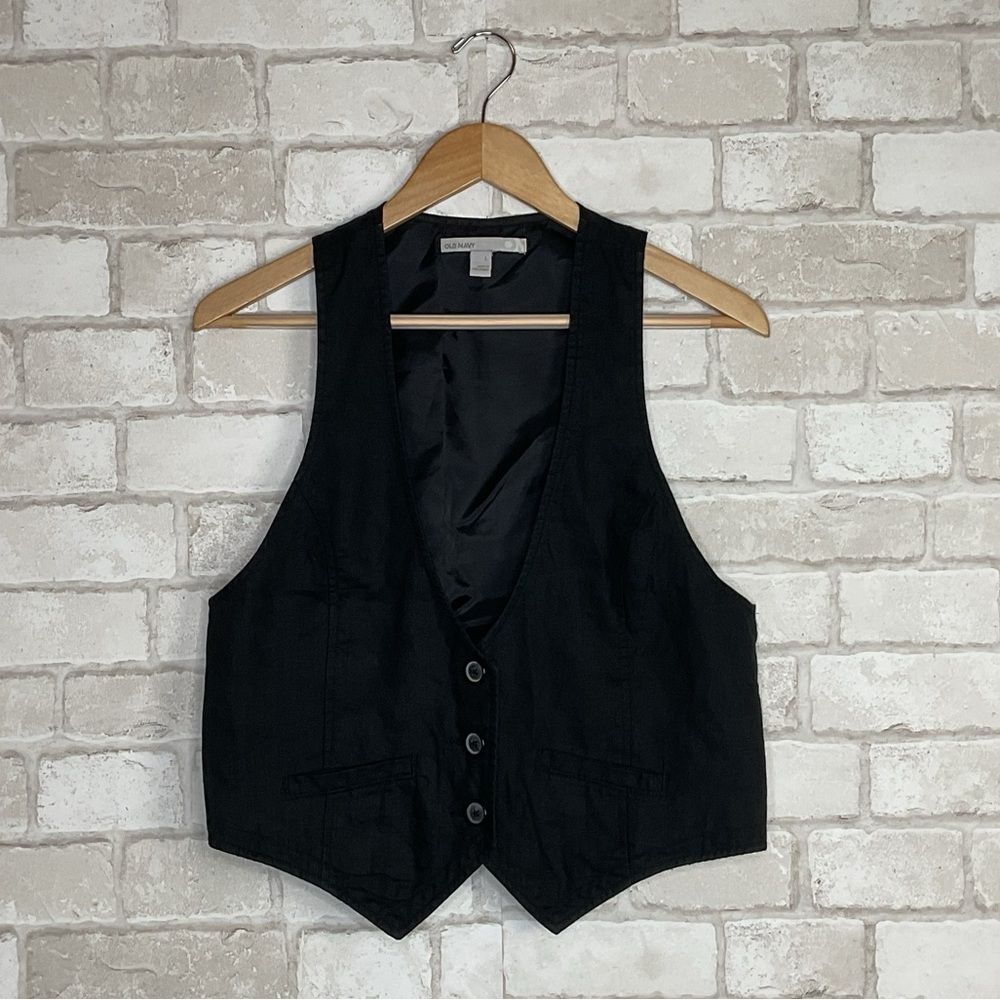 Old Navy Button Up Vest Size L